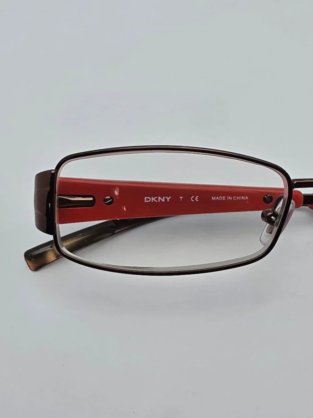 DKNY DY5570 1034 Bronze on Orange Eyeglasses Frame w/ Flexhinge 52-16-135